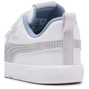 Puma Courtflex V3 SpaceBelle VInf 404346-02 Ortopedik Bebek Çocuk Spor Ayakkabı