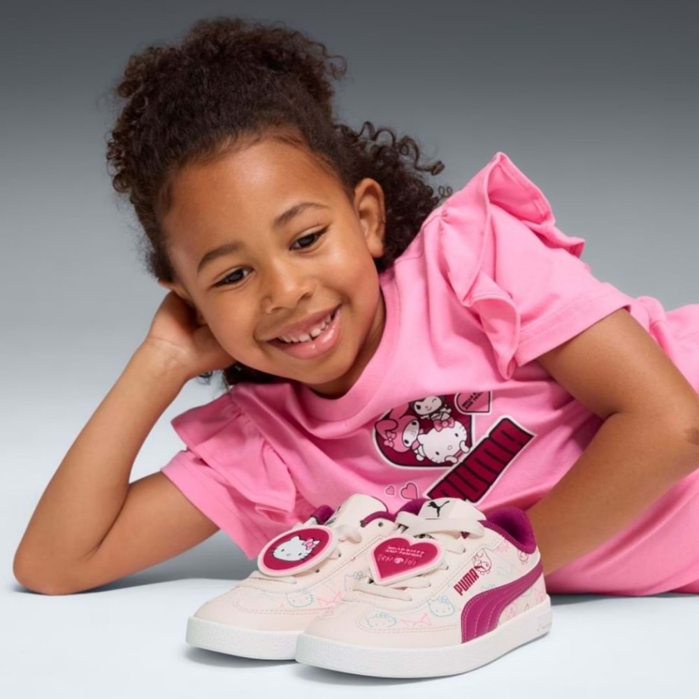 Puma Club II Era Hello Kitty 2 PS 403412-01 Ortopedik Çocuk Spor Ayakkabı