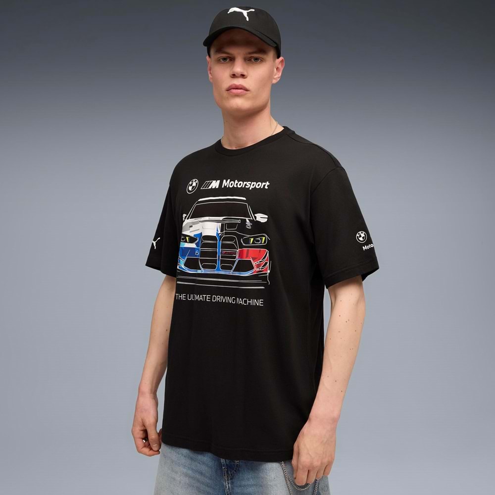 Puma 632914-01 BMW MMS Bold Graphic Tee Tişört Erkek T-Shirt