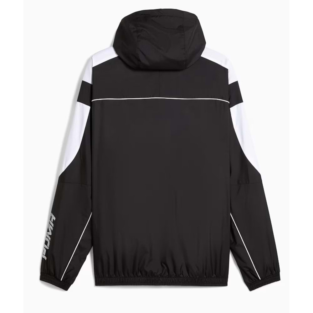 Puma BMW MMS MT7+ Wındbreaker 633172-01 Kapüşonlu Yağmurluk Eşofman Üstü Erkek Ceket