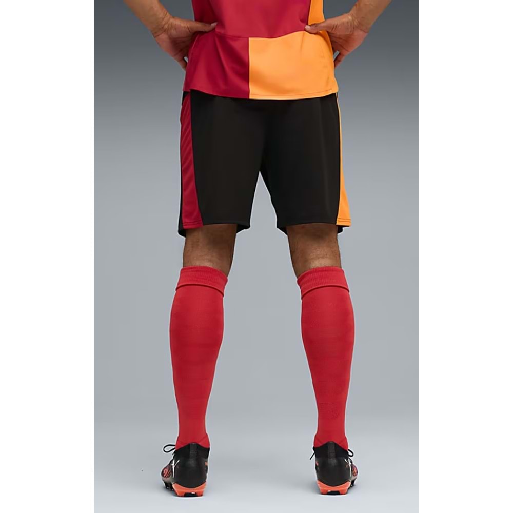 Galatasaray S.k. Shorts 25/26 İç Saha Parçalı Siyah Şort Erkek Futbol Şortu