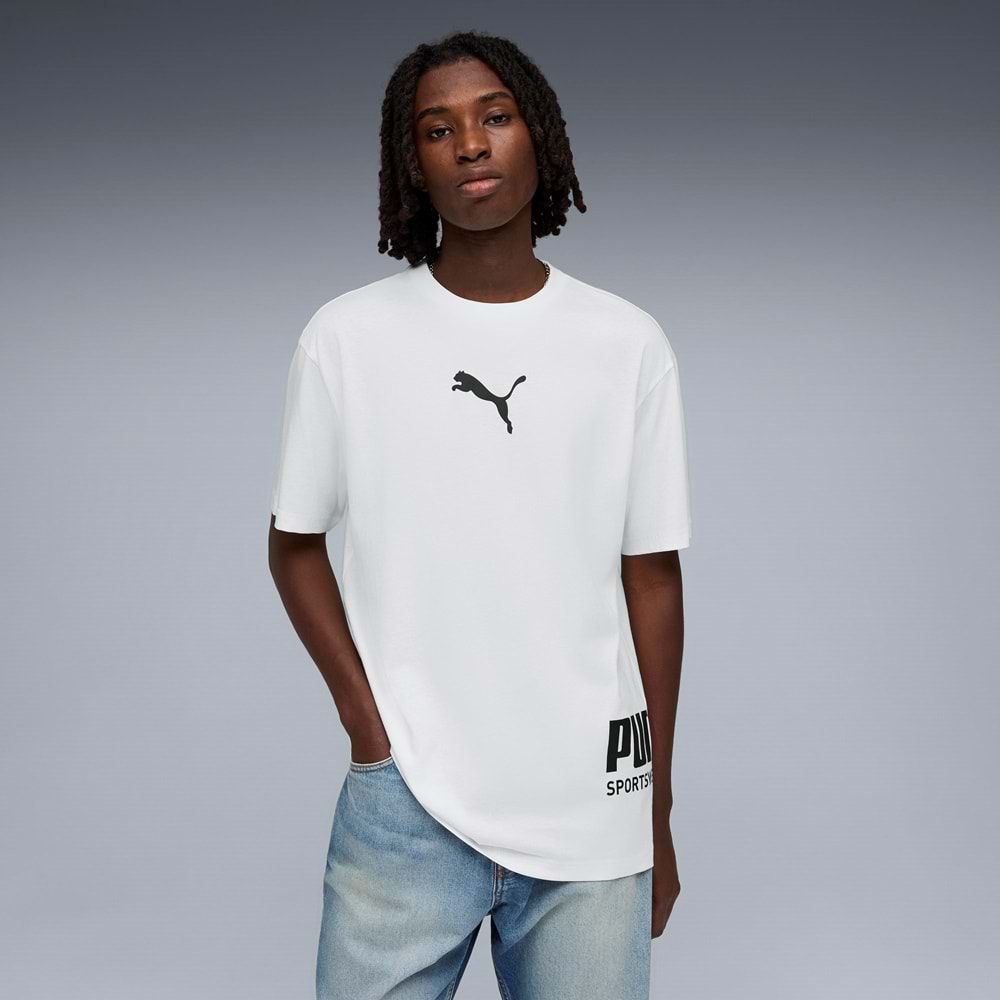Puma Sport Graphic Tee 692169-02 Tişört Erkek T-Shirt