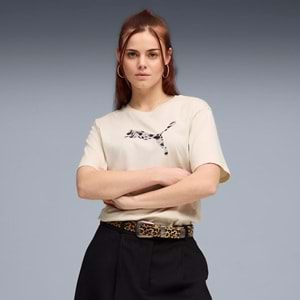 Puma 691821-87 Ess Graphics Animal Tee Better Tişört T-Shirt Kadın Tişört
