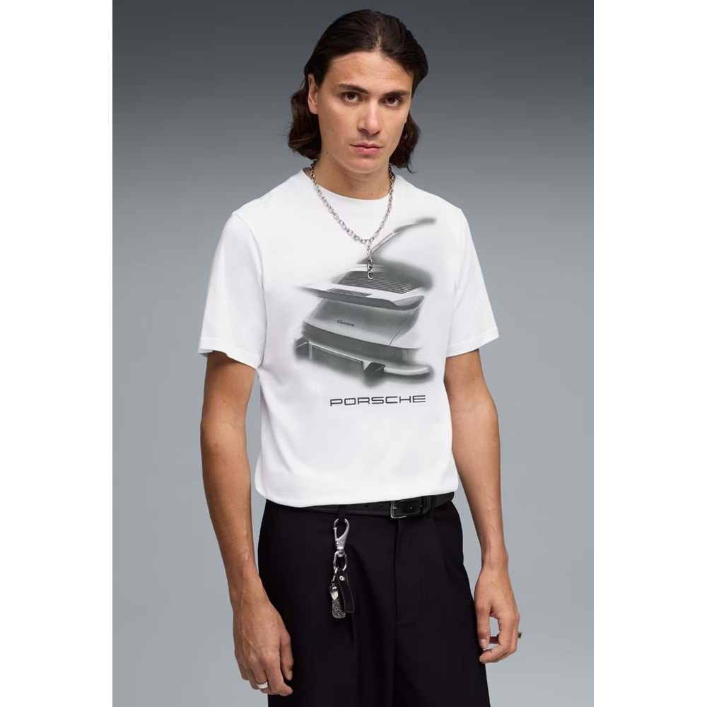 Puma 634489-05 Porsche Graphic Tee 1 Tişört Erkek T-Shirt