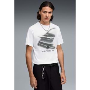 Puma 634489-05 Porsche Graphic Tee 1 Tişört Erkek T-Shirt