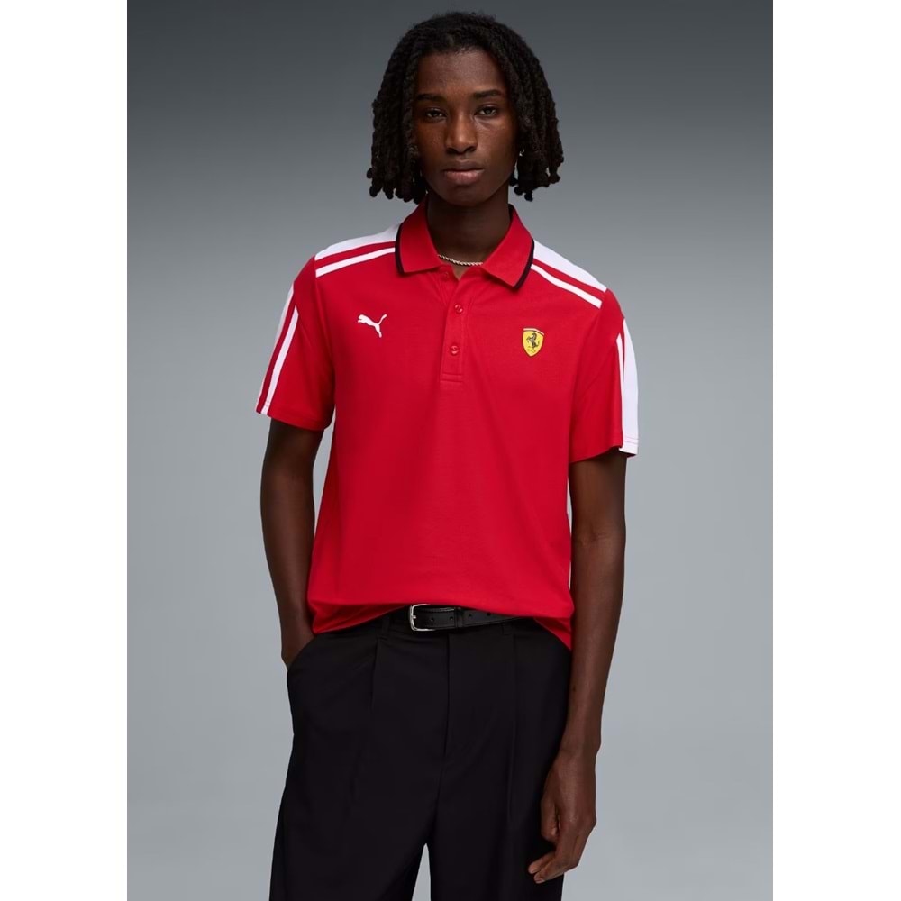 Puma Ferrari MT7 Polo 635831-02 Tişört Erkek T-Shirt