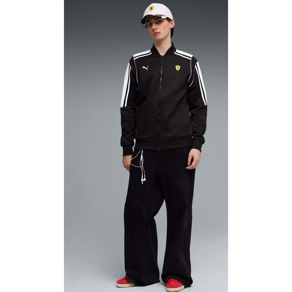 Puma Ferrari MT7 Track Jkt 635833-01 Erkek Eşofman Üstü