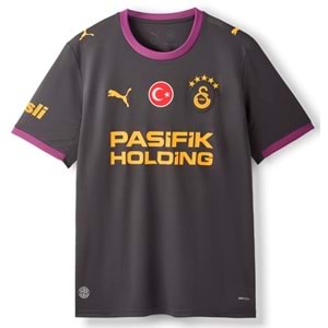 Galatasaray S.K. Siyah Forma 26/27 Deplasman Forması 5 Yıldızlı Çocuk Forma