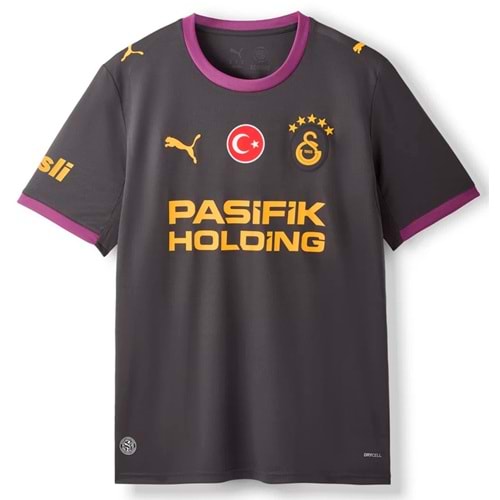Galatasaray S.K. Siyah Forma 26/27 Deplasman Forması 5 Yıldızlı Çocuk Forma