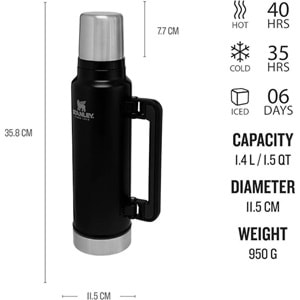Stanley Legendary Classic Termos 1,4L Matte Black Matara