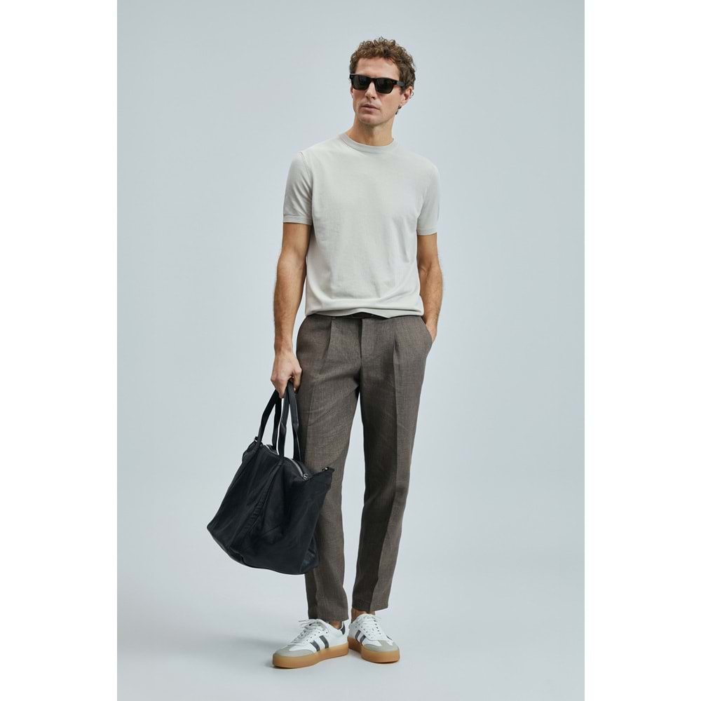 Lufian 111090156 Tıno Erkek Modal Karışımlı T- Shirt Erkek T-Shirt