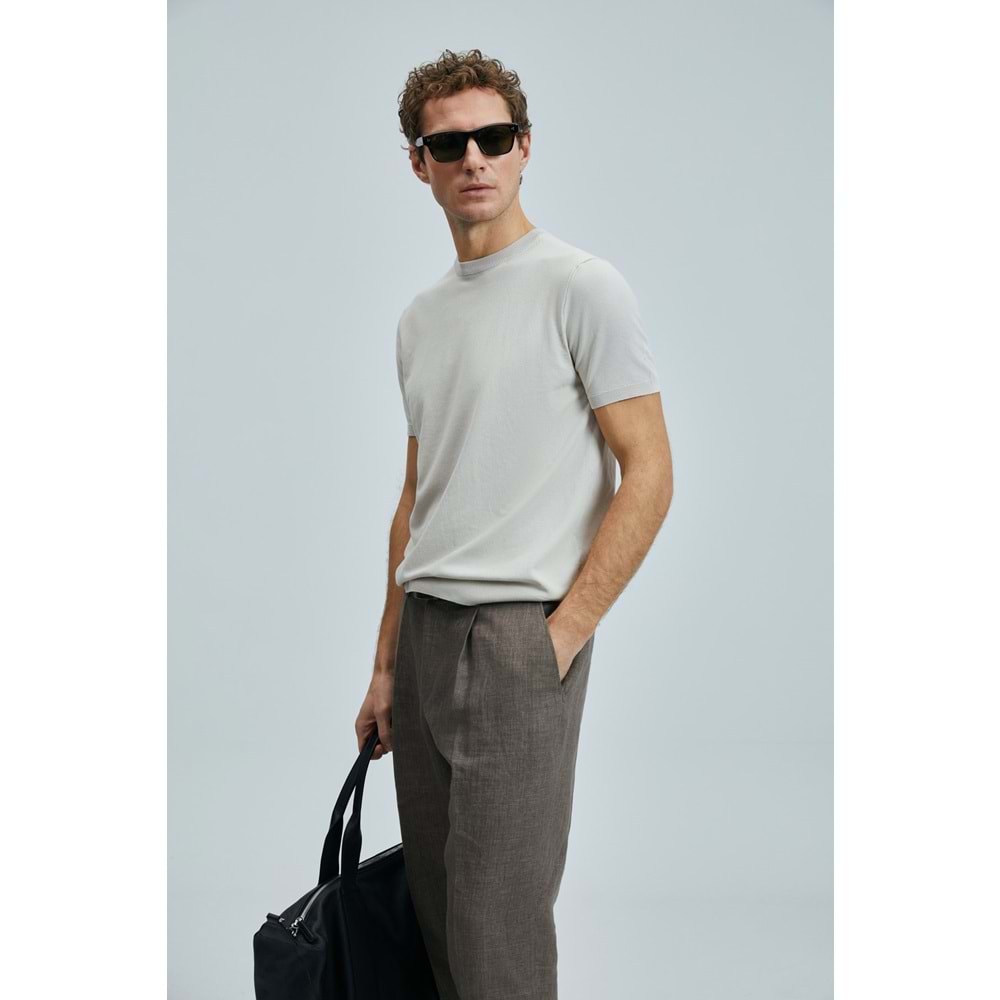 Lufian 111090156 Tıno Erkek Modal Karışımlı T- Shirt Erkek T-Shirt