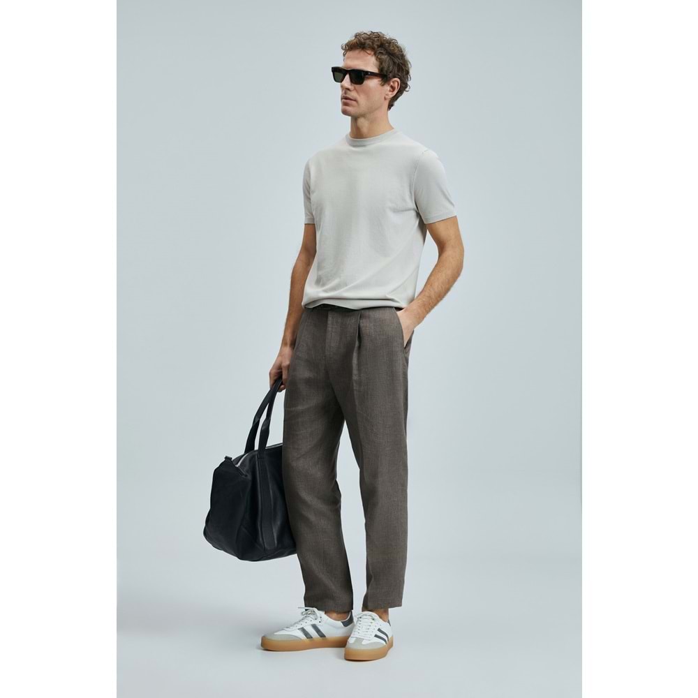 Lufian 111090156 Tıno Erkek Modal Karışımlı T- Shirt Erkek T-Shirt