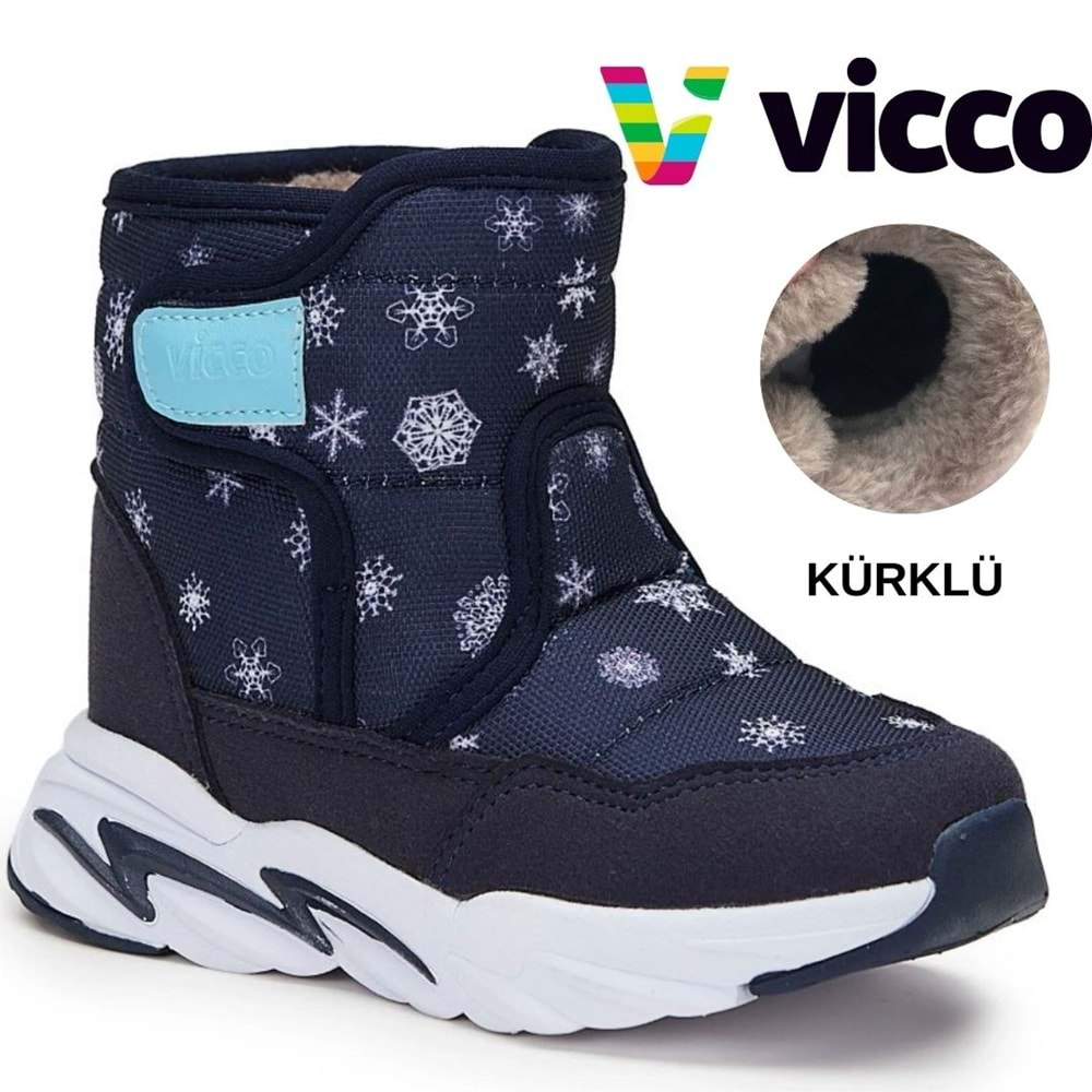 Vicco Monny Phylon Kauçuk Taban Ortopedik Çocuk Kar Botu