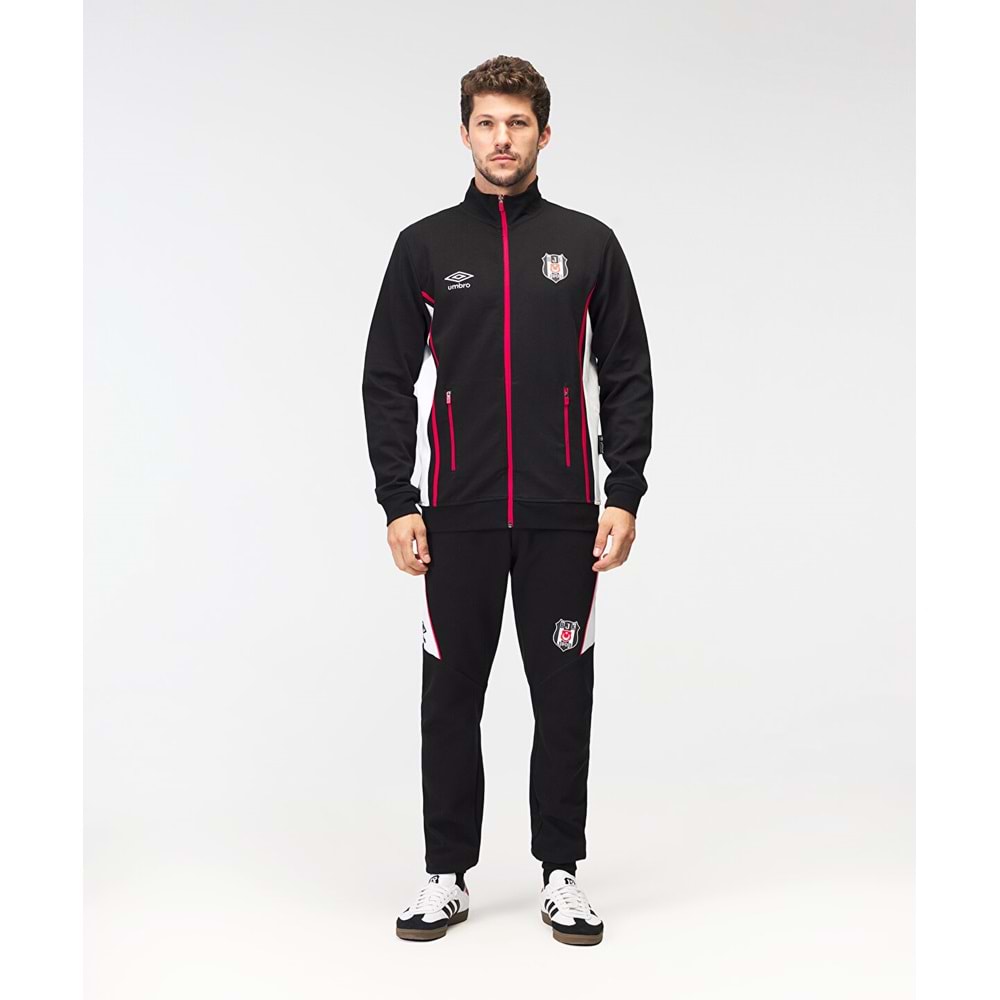 Beşiktaş S.K. Bjk Umbro 25/26 Takım Antrenman Jacket Hooded Sweat Eşofman Üstü Erkek Ceket