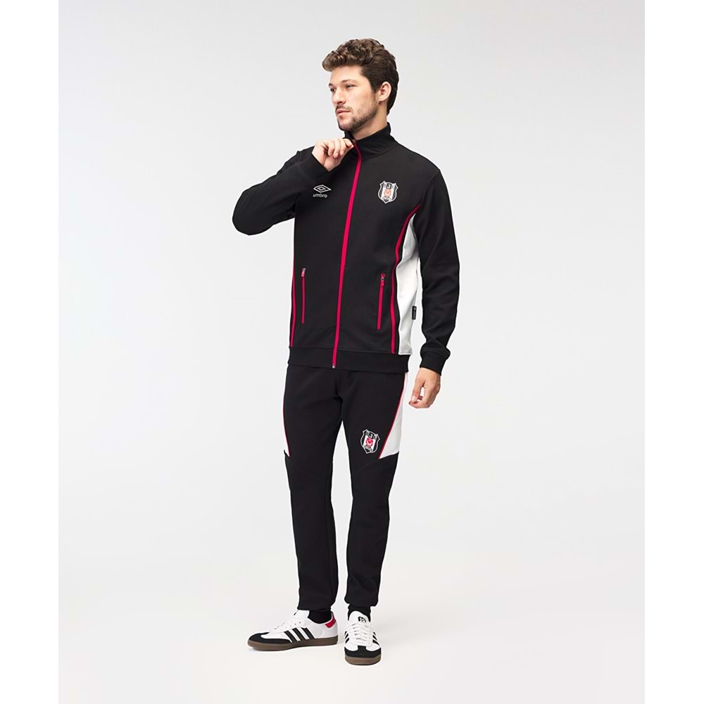 Beşiktaş S.K. Bjk Umbro 25/26 Takım Antrenman Jacket Hooded Sweat Eşofman Üstü Erkek Ceket