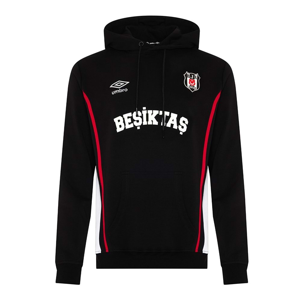 Beşiktaş S.K. Bjk Umbro 25/26 Takım Antrenman Pamuklu Erkek Kapüşonlu Sweatshirt