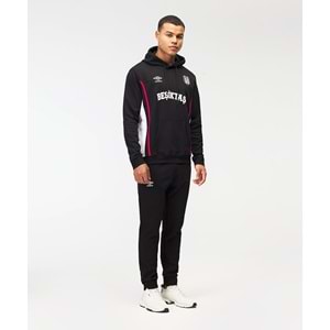 Beşiktaş S.K. Bjk Umbro 25/26 Takım Antrenman Pamuklu Erkek Kapüşonlu Sweatshirt