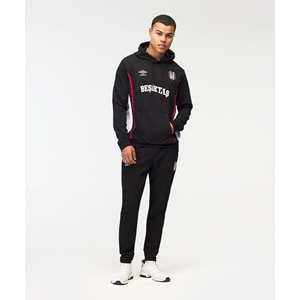 Beşiktaş S.K. Bjk Umbro 25/26 Takım Antrenman Pamuklu Erkek Kapüşonlu Sweatshirt