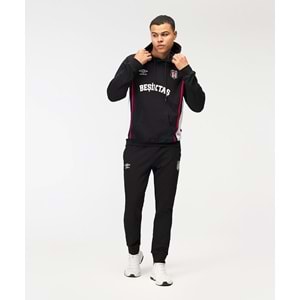 Beşiktaş S.K. Bjk Umbro 25/26 Takım Antrenman Pamuklu Erkek Kapüşonlu Sweatshirt