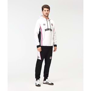 Beşiktaş S.K. Bjk Umbro 25/26 Takım Antrenman Pamuklu Erkek Kapüşonlu Sweatshirt