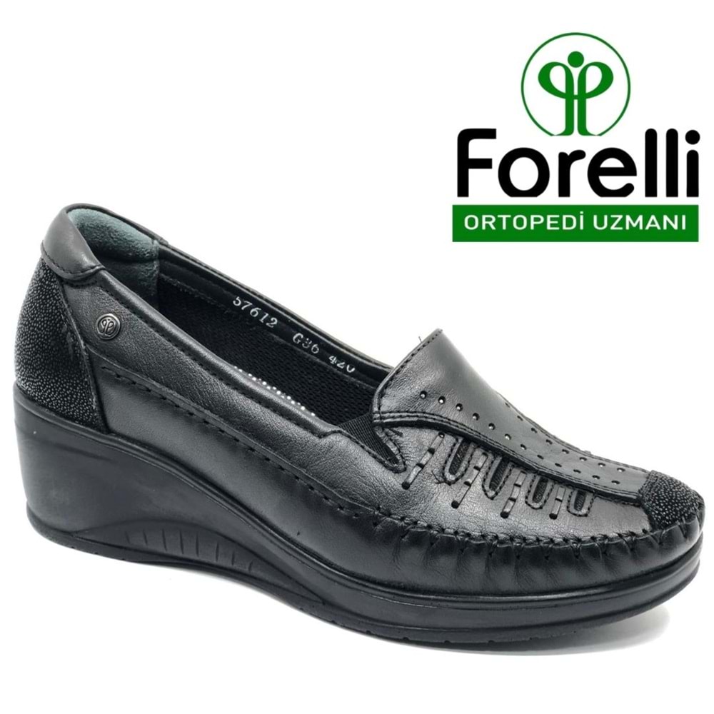 Forelli Sahra Hakiki Deri Ortopedik Comfort Kadın Casual Ayakkabı