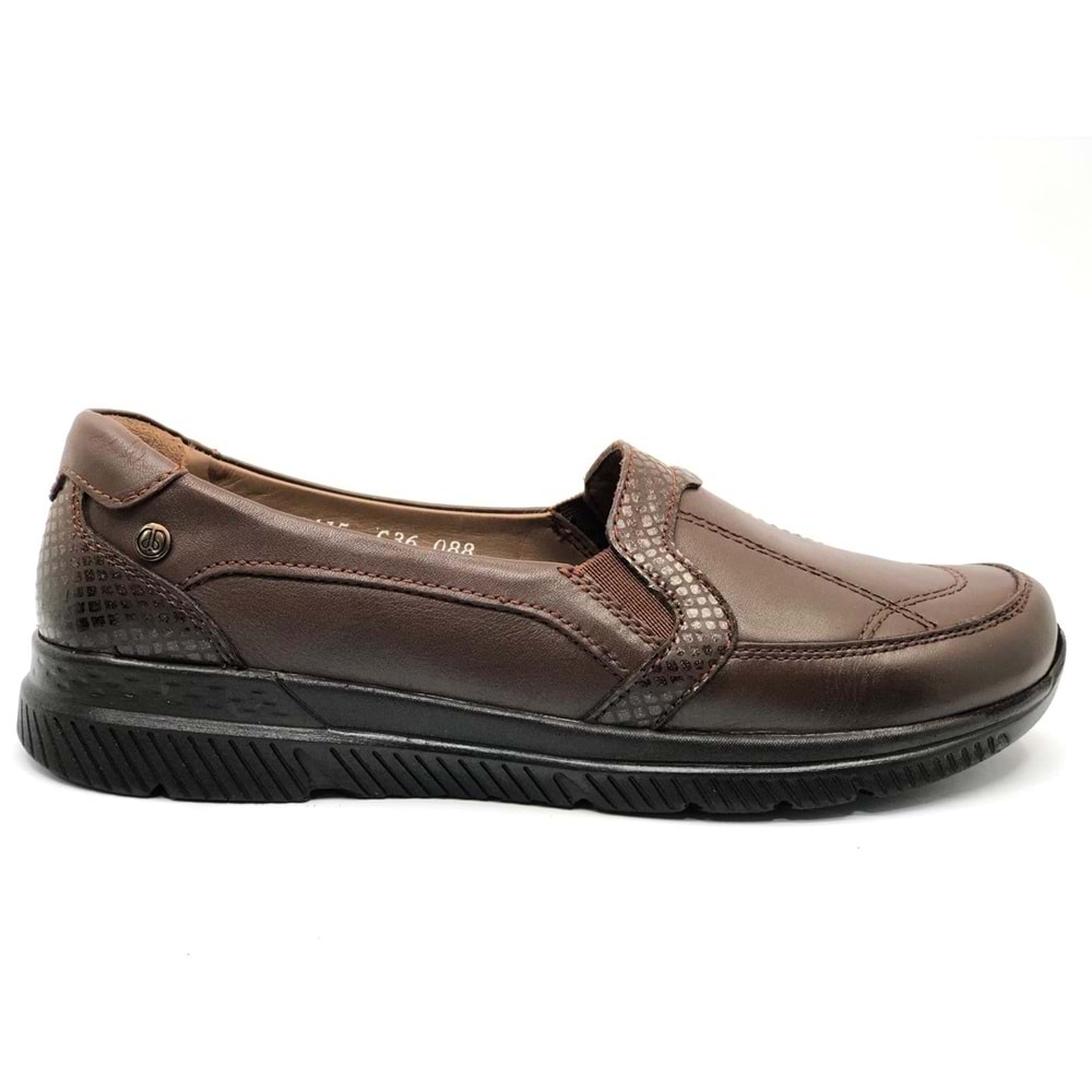 Forelli Dilmen Hakiki Deri Ortopedik Comfort Kadın Casual Ayakkabı