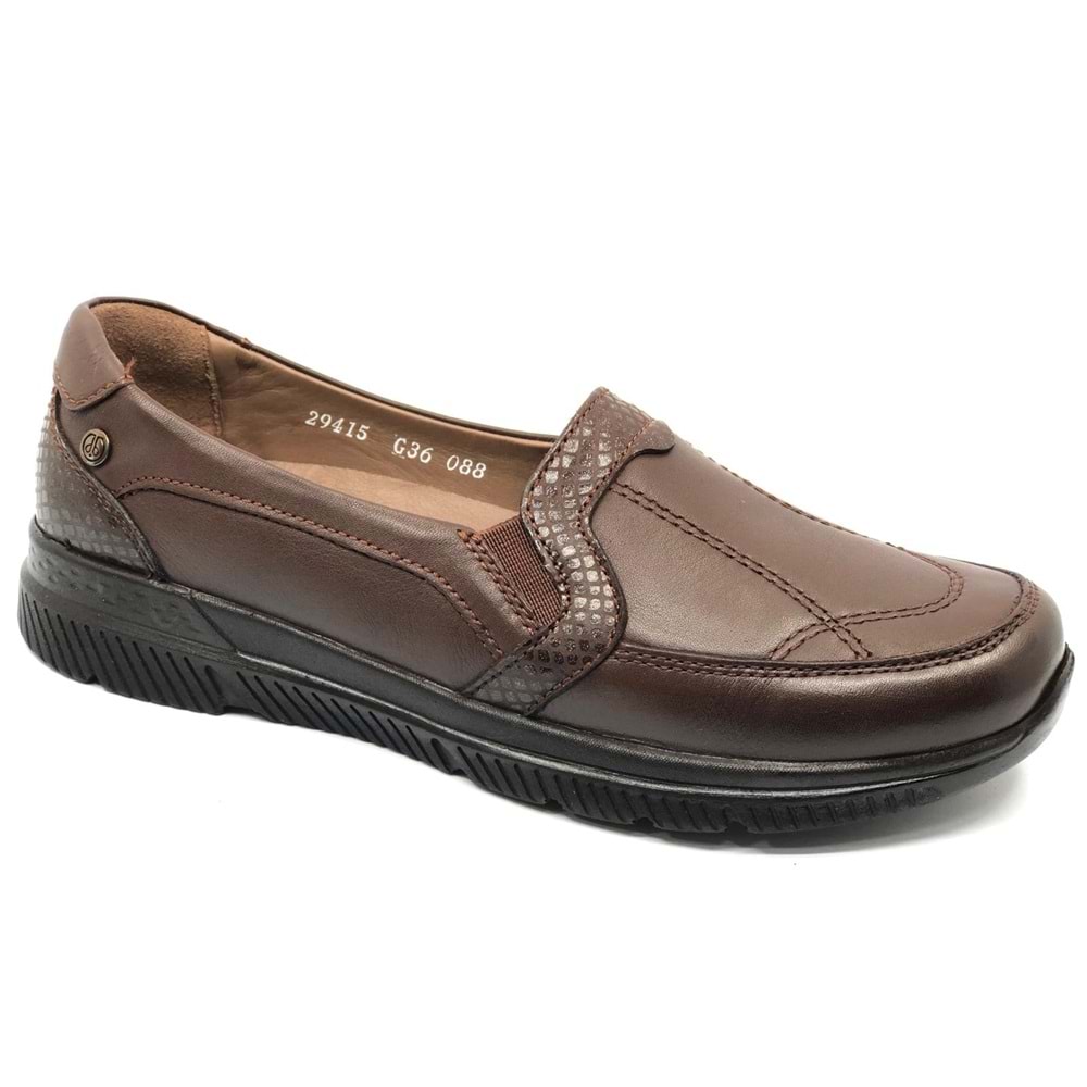 Forelli Dilmen Hakiki Deri Ortopedik Comfort Kadın Casual Ayakkabı