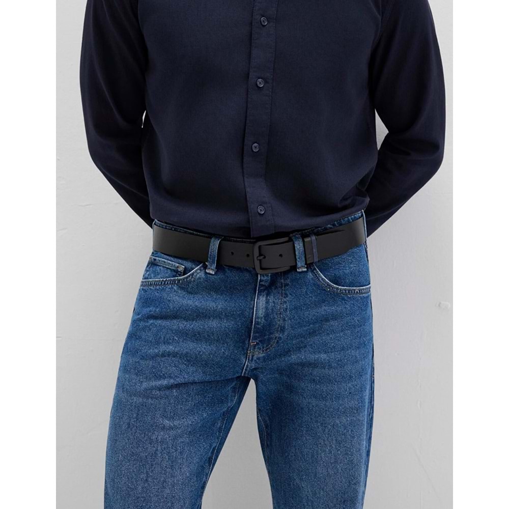 Mavi 090499-15903 Hakiki Deri Kemer Kot Kemeri