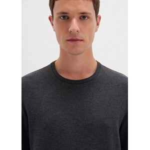 Mavi 064622-26834 Uzun Kollu Dokulu Tişört Erkek T-Shirt