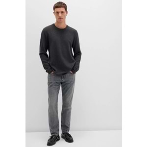 Mavi 064622-26834 Uzun Kollu Dokulu Tişört Erkek T-Shirt