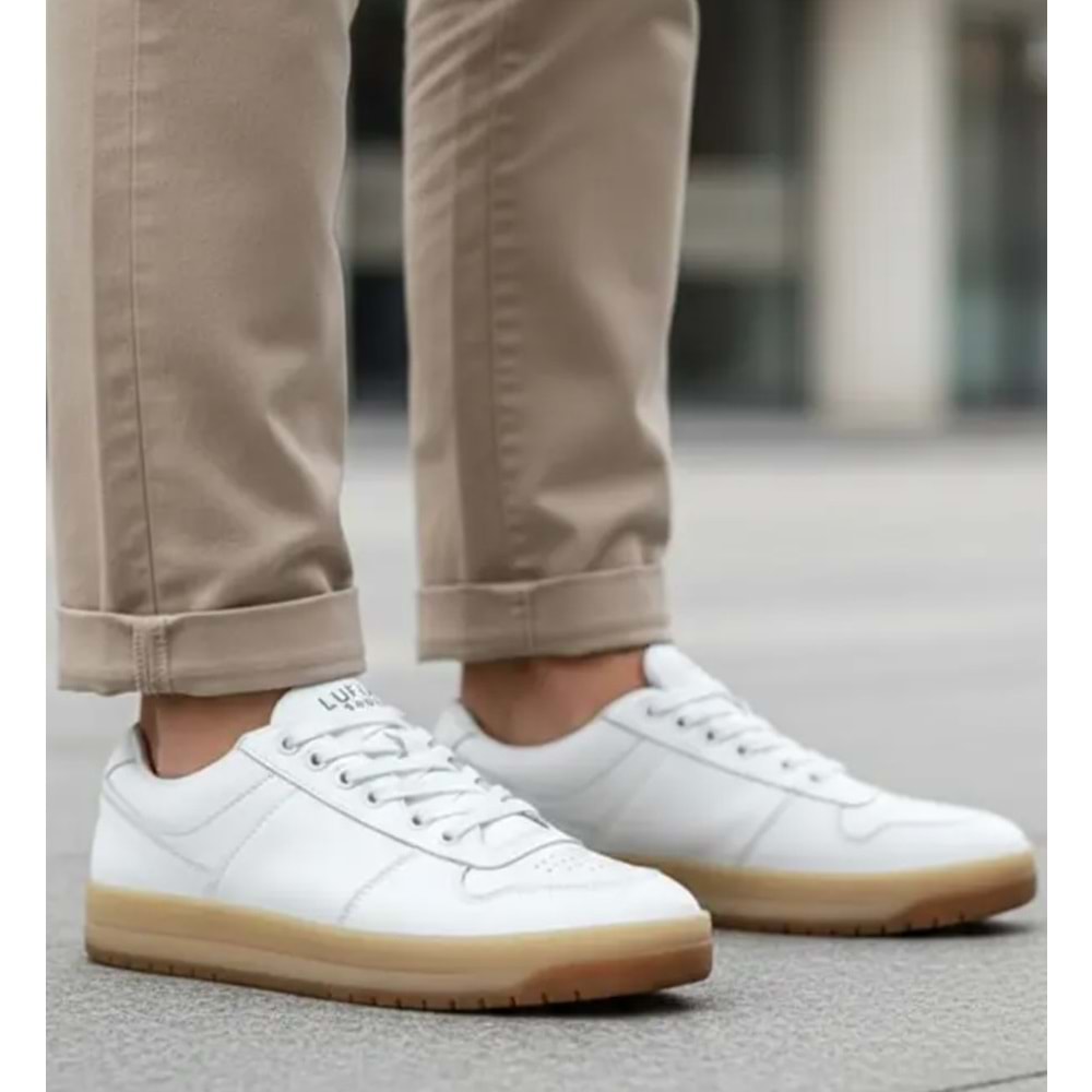 Lufian 111230257 Omar Sneaker Erkek Deri Ayakkabı