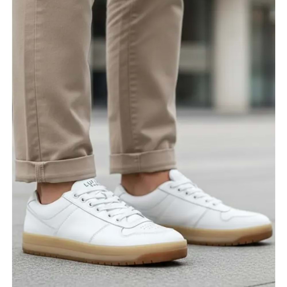 Lufian 111230257 Omar Sneaker Erkek Deri Ayakkabı