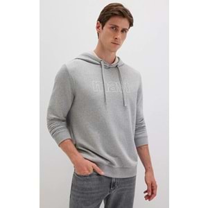 Mavi 065606-28387 Logo Baskılı Kapüşonlu Erkek Sweatshirt