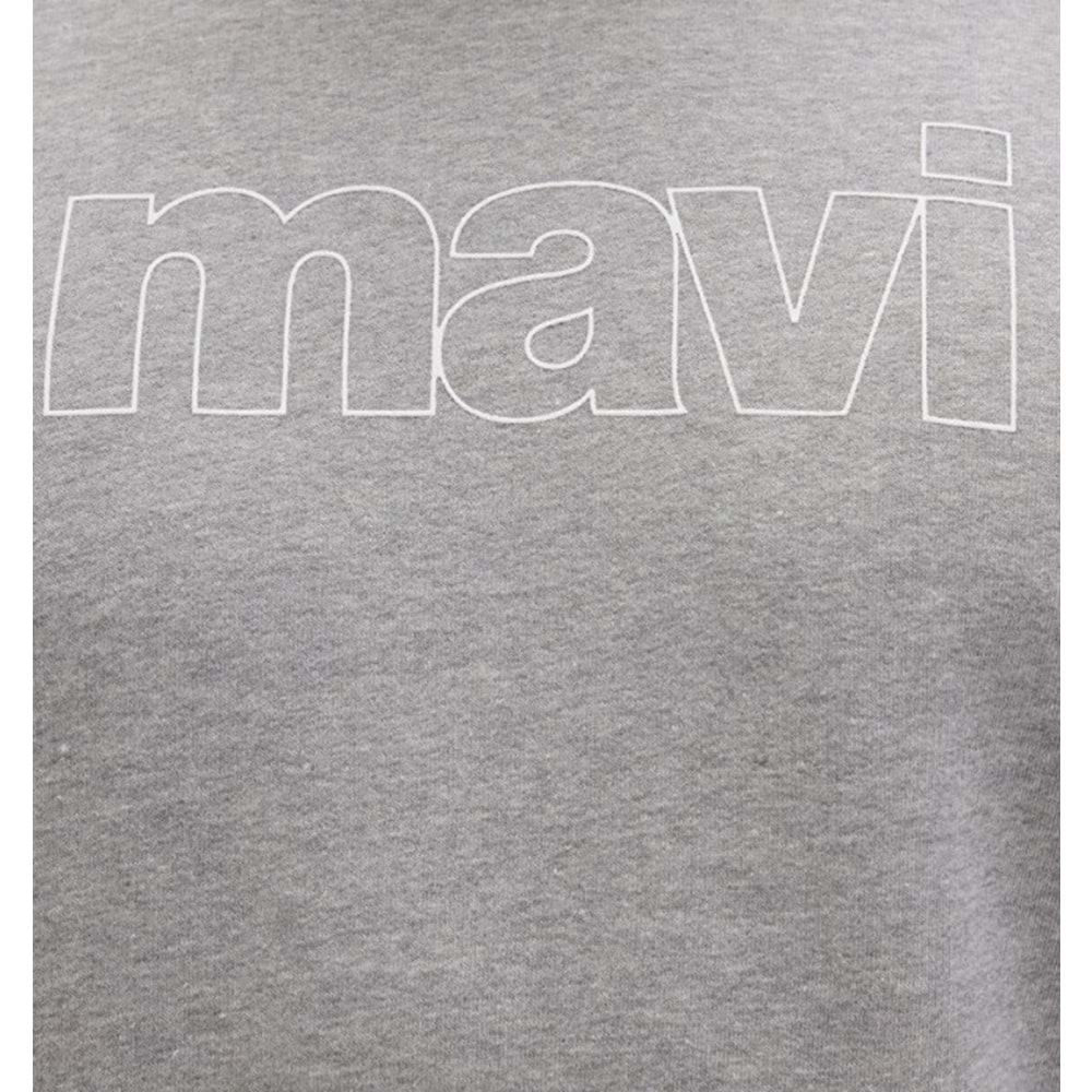 Mavi 065606-28387 Logo Baskılı Kapüşonlu Erkek Sweatshirt