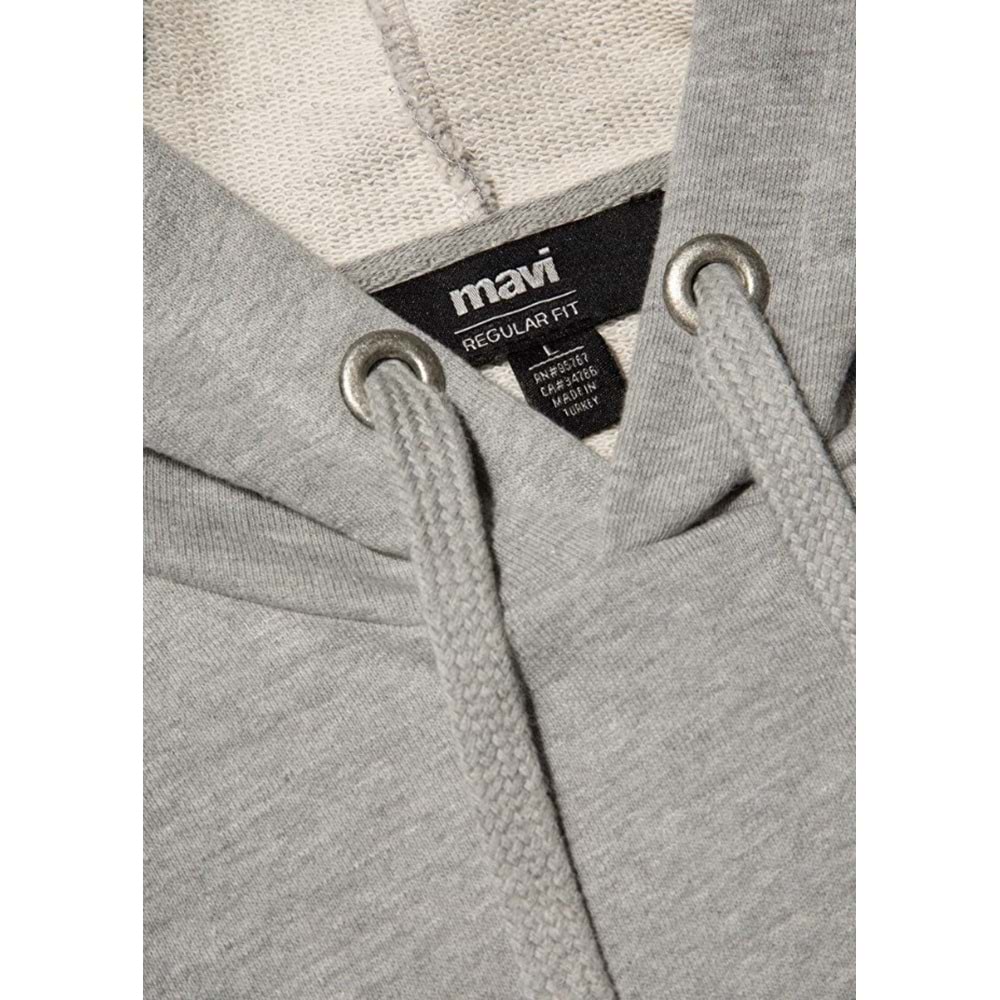 Mavi 065606-28387 Logo Baskılı Kapüşonlu Erkek Sweatshirt