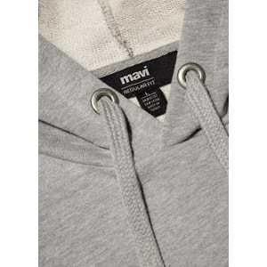 Mavi 065606-28387 Logo Baskılı Kapüşonlu Erkek Sweatshirt