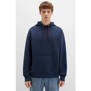 Mavi 065809-29743 Logo Nakışlı Erkek Kapüşonlu Sweatshirt