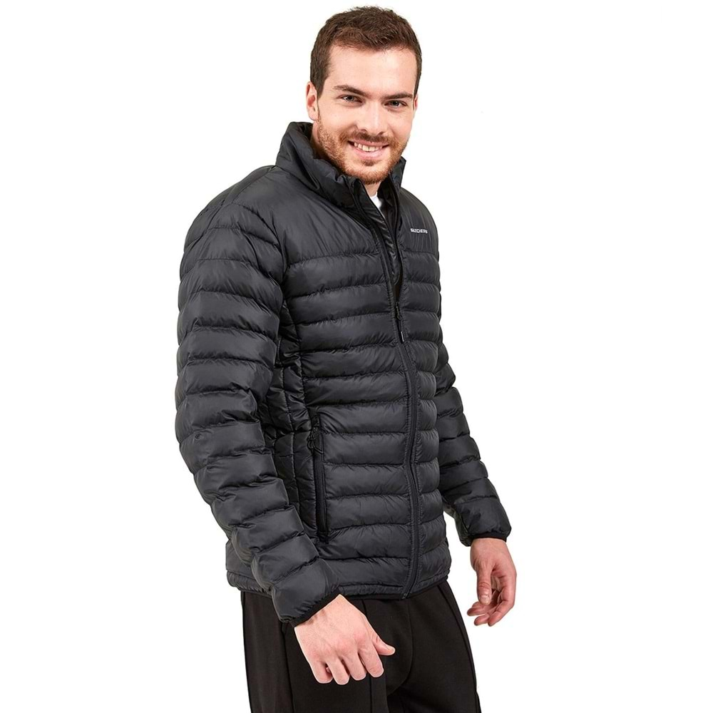 Skechers M Essential Turtle Neck Jacket Mont S202721-001 Erkek Günlük Mont