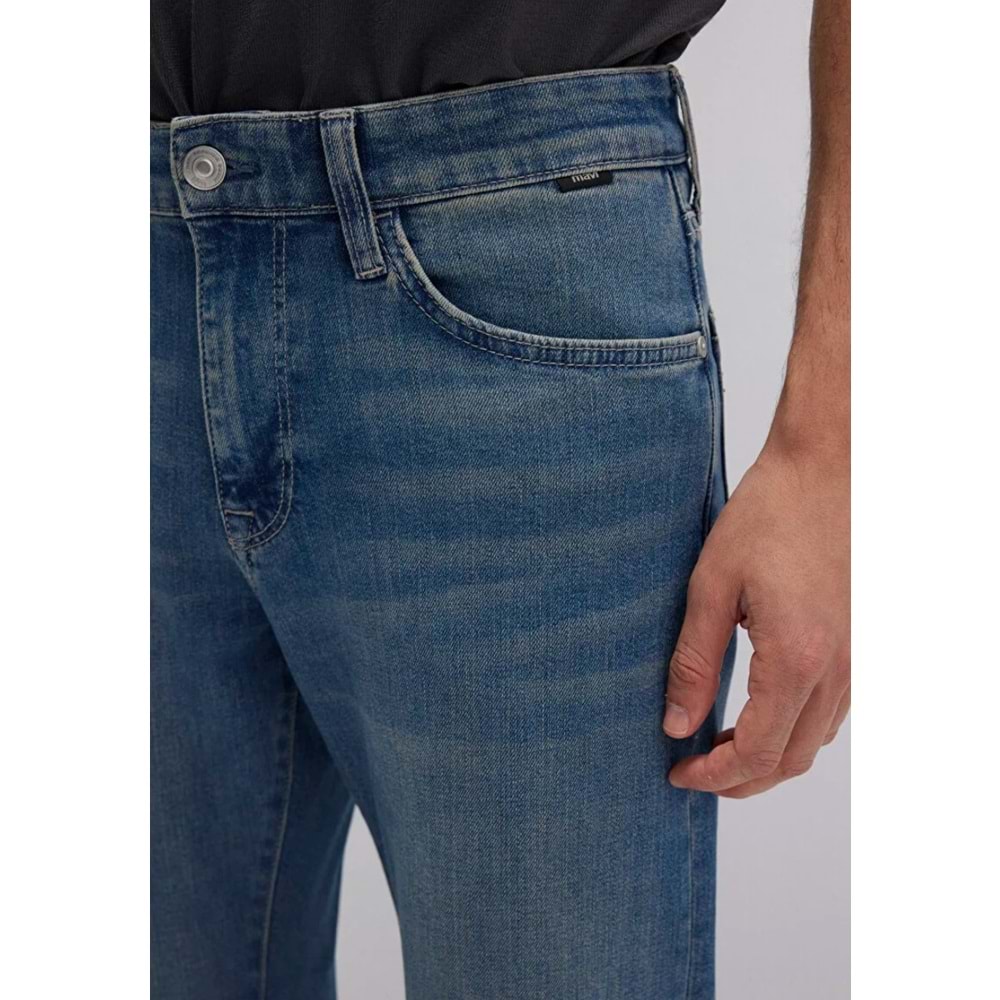 Mavi M0020233454 Hunter Mavi Premium Puslu Indigo Mavisi Jean Pantolon