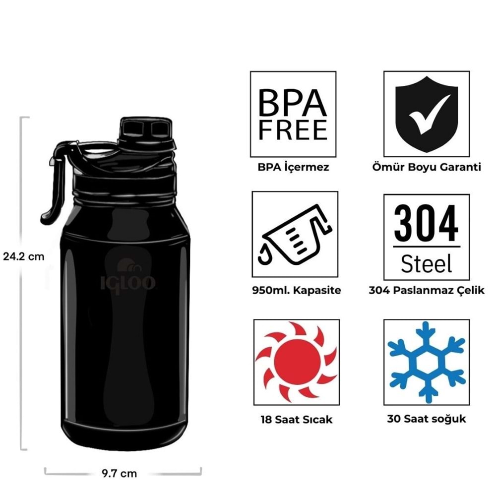 Igloo Sportsman 950ml Termos Matara