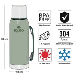 Igloo Legend Botte 1 Litre Klasik Termos Matara