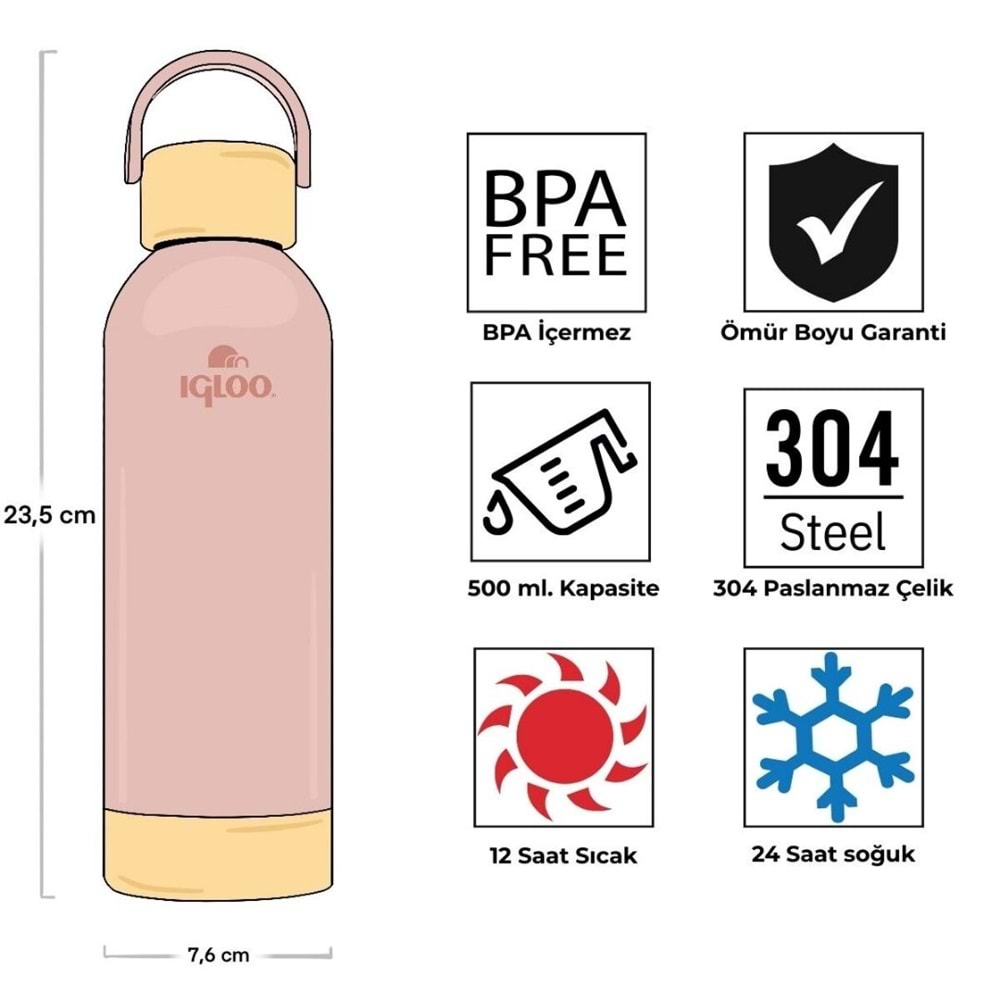 Igloo Hydrate Pro Botte 500ml Termos Matara