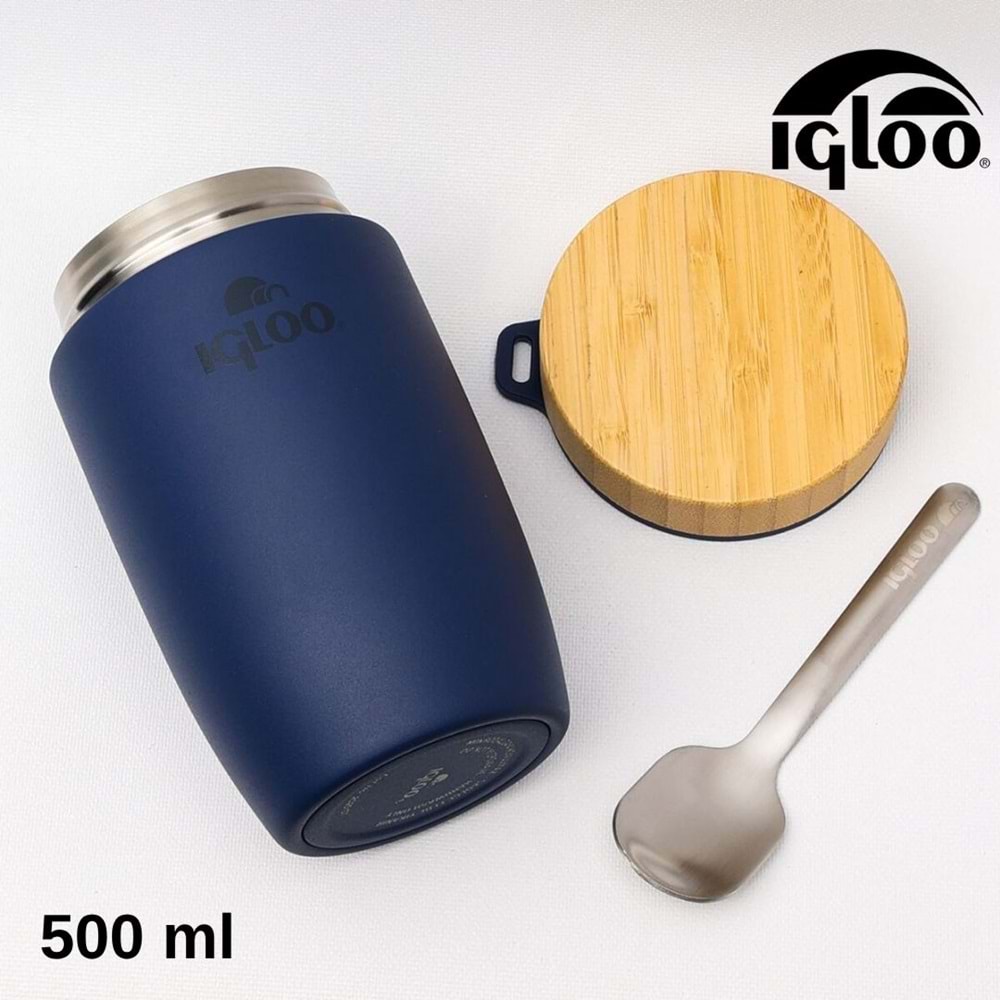 Igloo Bamboo Food Jar 500ml Yemek Termosu Matara