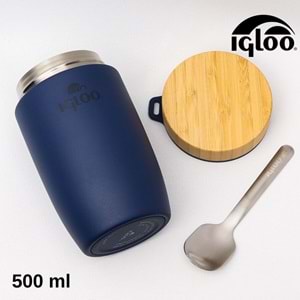 Igloo Bamboo Food Jar 500ml Yemek Termosu Matara