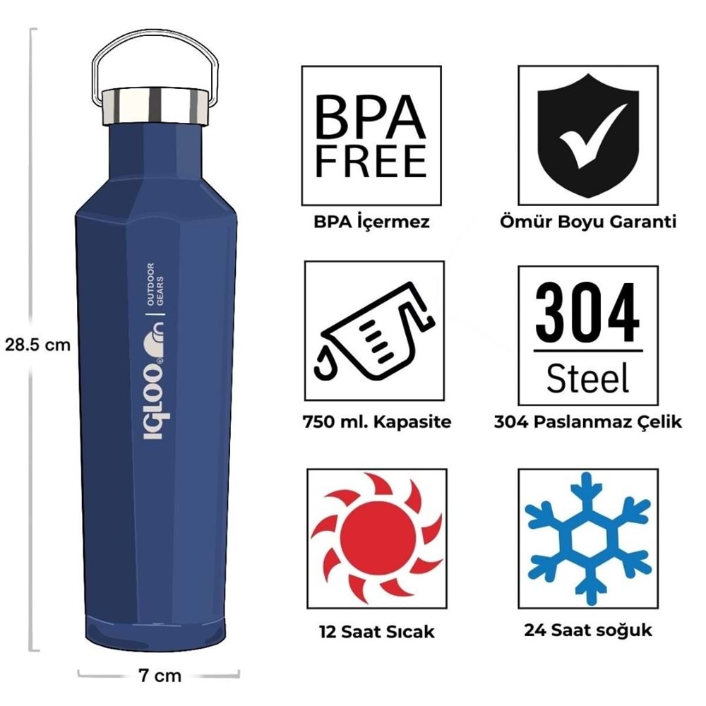 Igloo Pentagon 750ml Termos Matara