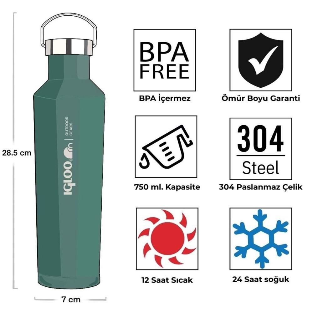 Igloo Pentagon 750ml Termos Matara
