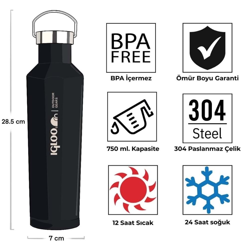 Igloo Pentagon 750ml Termos Matara