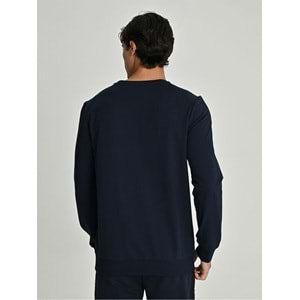 Fenerbahçe S.K. 25/26 Sezon Tribün All Over Baskı Logolu Erkek Sweatshirt