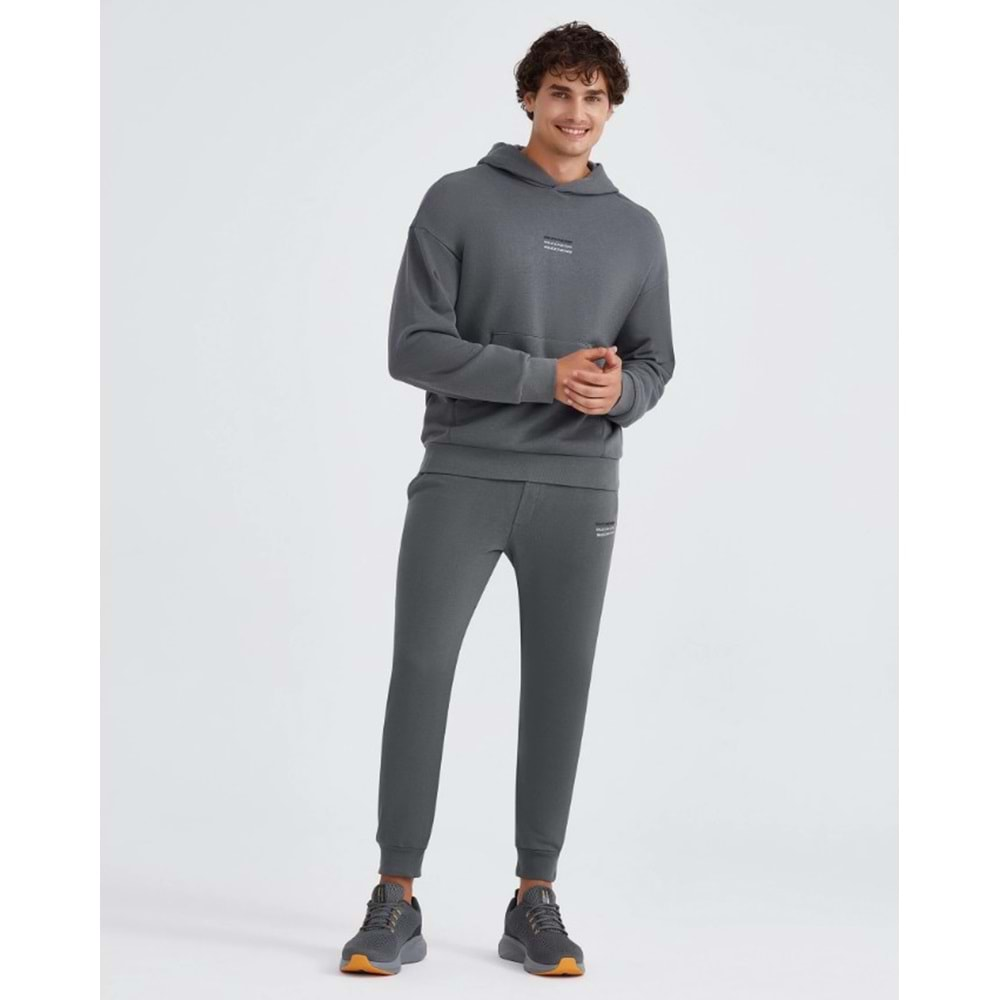 Skechers M Essential Hoodie Sweatshirt S232232-040 Kapüşonlu Erkek Sweatshirt